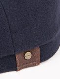 Stetson Hatteras Wool/Cashmere Newsboy Cap - Navy