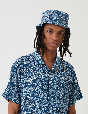 Stan Ray Fillmore Bucket Hat - Tom Tom Batik Indigo