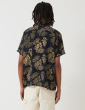 Stan Ray Kelapa Batik Ananas Shirt - Schwarz / Gelb