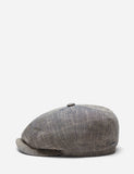 Stetson Harwinton Flatcap (Leinen) - Mottled Dunkel Beige