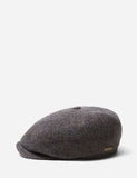 Stetson Hatteras Herringbone Newsboy Cap (Wool/Alpaca) - Grey/Blue