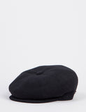 Bailey Galvin Wolle Newsboy Cap - Schwarz