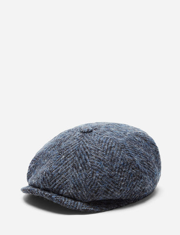 Stetson Hatteras Herringbone Ballon- Cap (Wolle) - Blau