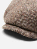 Stetson Hatteras Schirmmütze (Herringbone) - Brown