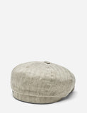 Stetson Hatteras Feine Herringbone Flatcap - Dunkelbeige