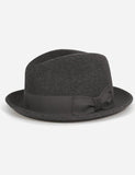 Bailey Riff Pelz Filz Trilby-Hut - Koksgraue