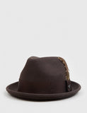 Bailey Tino Felt Knautschbar Trilby-Hut - Brown