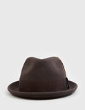 Bailey Tino Felt Knautschbar Trilby-Hut - Brown