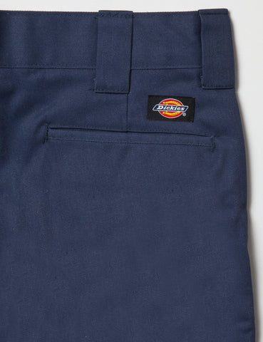 Dickies 273 Slim Gerader Arbeits Shorts - Marineblau