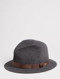 Bailey Dean Unstructured Fedora - Charcoal Grey