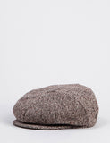 Bailey Galvin Tweed Newsboy Cap - Braun