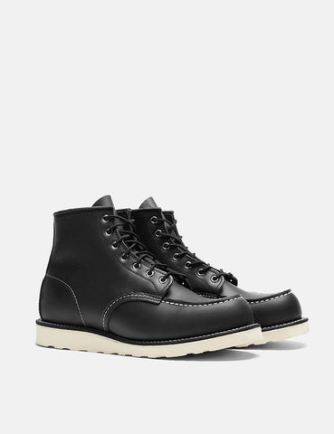 Red Wing 6" Moc Toe Stiefel (8130) - Schwarz-Chrom