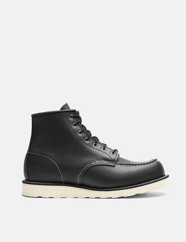 Red Wing 6" Moc Toe Stiefel (8130) - Schwarz-Chrom