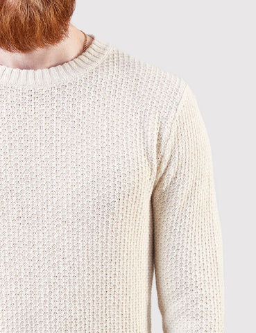 Gant Rugger Strukturierter Knit Jumper - Cream