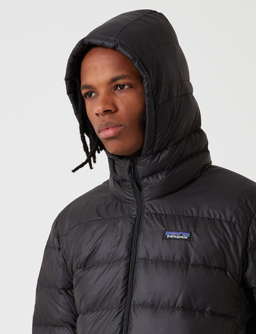 Patagonia Hi Loft Down Hooded Jacket - Black