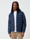 Patagonia Hallo Loft Down-Kapuzenjacke - Marine-Blau