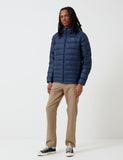 Patagonia Hallo Loft Down-Kapuzenjacke - Marine-Blau