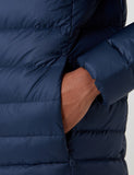 Patagonia Hallo Loft Down-Kapuzenjacke - Marine-Blau