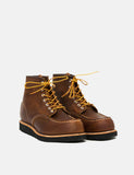 Red Wing 6" Moc Toe Stiefel (8886) - Copper Rough & Tough / Schwarz Traction Sole