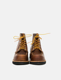 Red Wing 6" Moc Toe Stiefel (8886) - Copper Rough & Tough / Schwarz Traction Sole