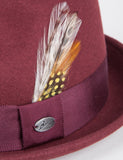 Bailey Cloyd Trilby-Hut - Oxblood