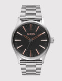 Nixon Sentry 38 SS-Uhr - Grau / Rose Gold