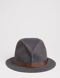 Bailey Dean Unstructured Fedora - Charcoal Grey