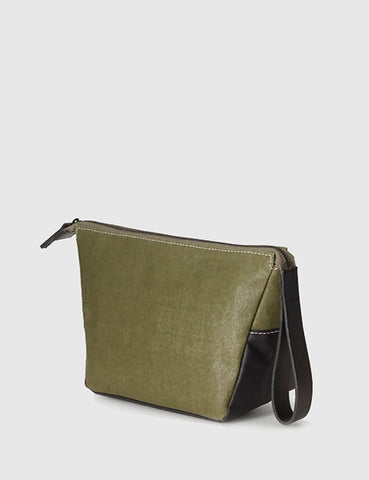 Ally Capellino Del Canvas Washbag - Green