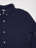 Bellfield Connaught Long Sleeve Shirt - Dark Blue