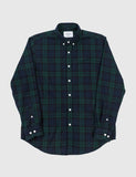 Portuguese Flannel Bonfim Checked Shirt - Navy