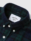 Portuguese Flannel Bonfim Checked Shirt - Navy