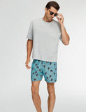 Boardies Flair Palm Badeshorts (Mid-Länge) - Blau