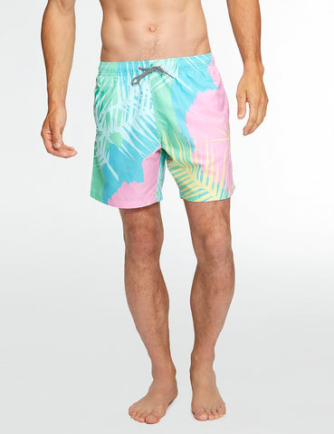 Boardies Tropicano Badeshorts (Mid-Länge) - Blau