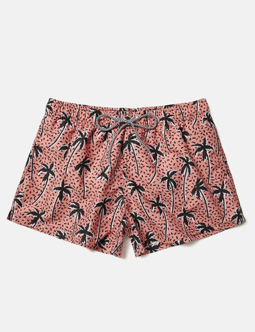 Boardies Flair Palm Red Badeshorts (Short) - Multi