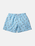 Boardies x AMH Yoga Badeshorts (Short) - Blau