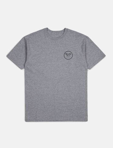 Brixton Wheeler II Standard T-Shirt - Grau