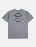 Brixton Wheeler II Standard T-Shirt - Grau