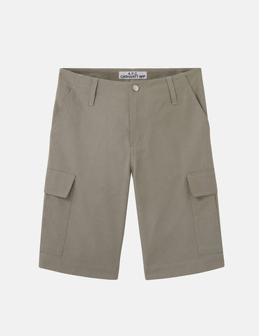 Carhartt-WIP x A.P.C. Cargo-Shorts (Ripstop) - Grau