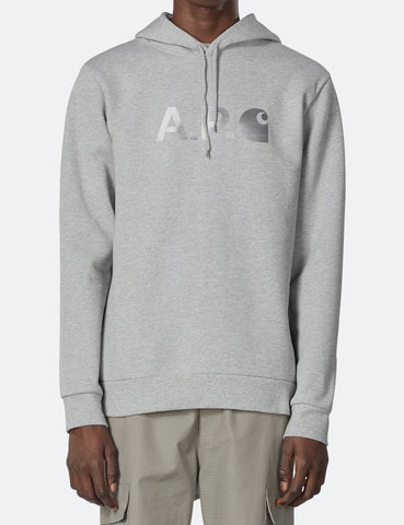 Carhartt-WIP x A.P.C. Stash Hoodie - Grau Heather