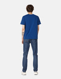 Carhartt-WIP x A.P.C. Feuer-T-Shirt - Royal Blue