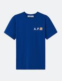 Carhartt-WIP x A.P.C. Feuer-T-Shirt - Royal Blue