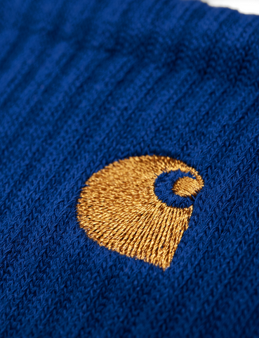 Carhartt-WIP Chase Socken - Donner Blau / Gold