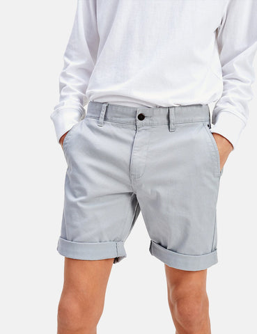 Tommy Jeans Wesentliche Chino-Shorts - Bleigrau