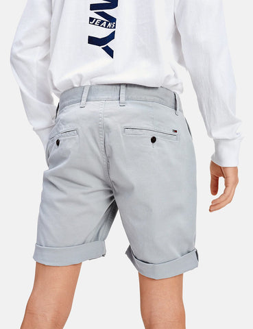 Tommy Jeans Wesentliche Chino-Shorts - Bleigrau