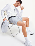 Tommy Jeans Wesentliche Chino-Shorts - Bleigrau