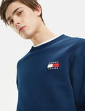 Tommy Jeans Badge Logo Sweatshirt - Black Iris / Navy