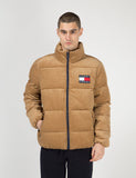 Tommy Jeans Corduroy Puffa Jacket - Tiger Eye