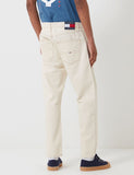 Tommy Jeans Dad Jeans (Straight Leg) - Arbeits Ecru Starre