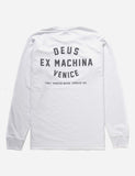 Deus Ex Machina Long Sleeve Venice LA T-shirt - White