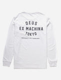 Deus Ex Machina Long Sleeve Tokyo T-shirt - White